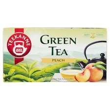 Teekanne őszibarack ízesítésű zöld teakeverék 20 filter 35 g