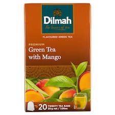 Dilmah mangó ízű filteres zöld tea 20 filter 30 g