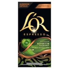 L'OR Espresso mogyoróízű őrölt-pörkölt kávé kapszulában 10 db 52 g