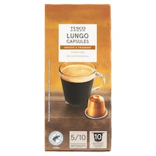 Lungo Smooth & Fragrant őrölt, pörkölt kávé kapszulákban 10 db 54 g