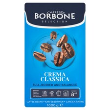 Caffè Borbone Crema Classica szemes pörkölt kávékeverék 1 kg