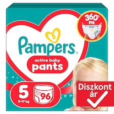 Pampers Active Baby Bugyipelenka, Méret: 5, 96 db Pelenka, 11kg-17kg