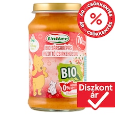 Univer Disney Baby bio sárgarépás rizottó csirkehússal bébiétel 10 hónapos kortól 220 g