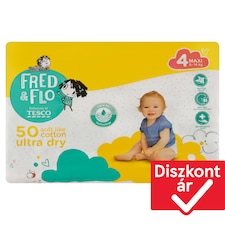 Fred & Flo 4 Maxi 8-14 kg pelenka 50 db
