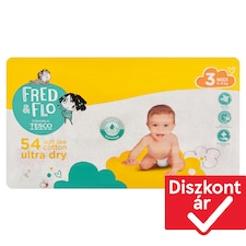 Fred & Flo pelenka 3 Midi 5-9 kg 54 db