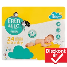 Fred & Flo Ultra Dry 1 New Baby 2-5 kg pelenka 24 db