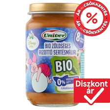 Univer zöldséges rizottó sertésmájjal bébiétel 8 hónapos kortól 163 g