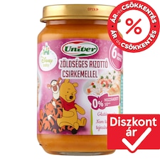 Univer zöldséges rizottó csirkemellel bébiétel 6 hónapos kortól 163 g