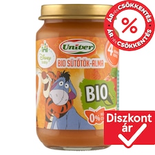 Univer bio sütőtök-alma bébidesszert 4 hónapos kortól 163 g