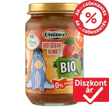 Univer bio szilva-alma bébidesszert 4 hónapos kortól 163 g