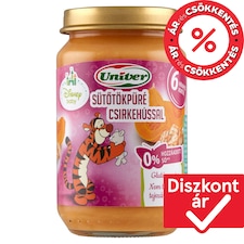 Univer sütőtökpüré csirkehússal bébiétel 6 hónapos kortól 163 g