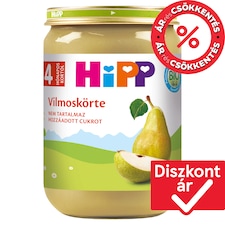 HiPP bio vilmoskörte bébidesszert 4 hónapos kortól 190 g