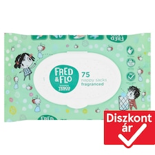 Fred & Flo illatosított pelenkatároló zacskók 75 db