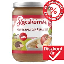 Kecskeméti almaszósz csirkehússal bébiétel 5 hónapos kortól 190 g
