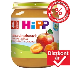 HiPP bio alma-sárgabarack bébidesszert 4 hónapos kortól 125 g