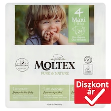 Moltex Pure & Nature ÖKO nadrágpelenka méret: 4 Maxi, 7-18 kg, 29 db