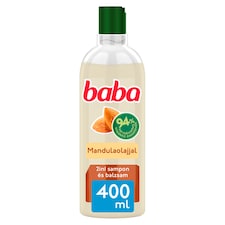 Baba 2in1 sampon és balzsam minden hajtípusra mandulaolajjal 400 ml