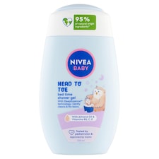 NIVEA Baby Bed Time Head To Toe tusfürdő 200 ml