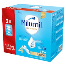 Milumil Nutri-Biotik 4 Junior tejalapú italpor 2 év+ 3 x 500 g (1,5 kg)