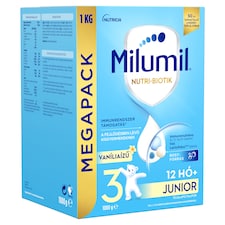 Milumil Nutri-Biotik 3 Junior vaníliaízű tejalapú italpor 12 hó+ 2 x 500 g (1000 g)