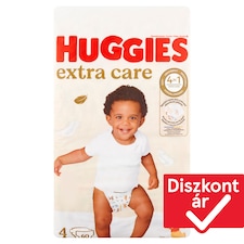 Huggies Extra Care 4, 8-16 kg, nadrágpelenka 60 db