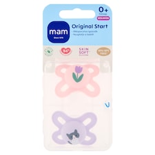 MAM Original Start szilikon cumi 0+ hónap 2 db