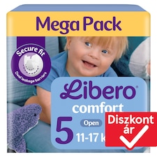 Libero Comfort Mega Pack pelenka, méret: 5, 11-17 kg, 64 db