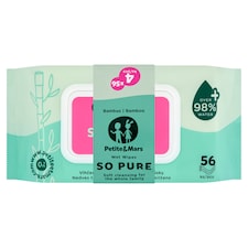 Petite&Mars So Pure nedves törlőkendő 4 x 56 db