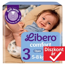 Libero Comfort pelenka, méret: 3, 5-8 kg, 43 db
