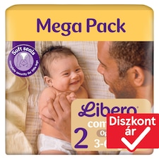 Libero Comfort Mega Pack pelenka, méret: 2, 3-6 kg, 94 db