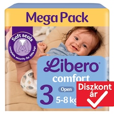Libero Comfort pelenka, méret: 3, 5-8 kg, 76 db