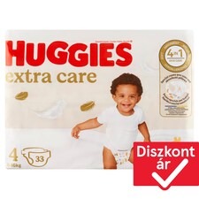 Huggies Extra Care 4, 8-16 kg, nadrágpelenka 33 db