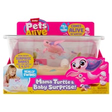 Zuru Pets Alive mama teknős és baba meglepetés