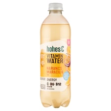 Hohes C Vitamin Water Energy narancs-maracuja ízesítésű, gyümölcstartalmú szénsavas üdítőital 0,5 l