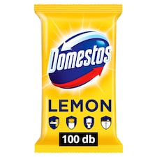Domestos Lemon Fresh fertőtlenítő törlőkendő 100 db