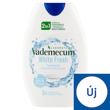 Vademecum 2in1 White Fresh gél állagú fogkrém 75 ml