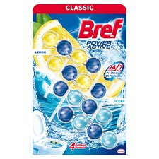 Bref Power Active Lemon/Ocean WC frissítő 4 x 50 g