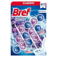 Bref Power Active Lavender WC frissítő 3 x 50 g