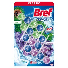 Bref Power Active Pine/Lavender WC frissítő 4 x 50 g