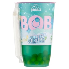 Bobble Bobble Bob zöld teából készült üdítőital citrom- és almalével, italgyöngyökkel 360 ml