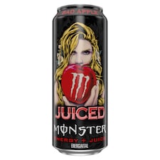 Monster Juiced Bad Apple szénsavas energiaital gyümölcslével, koffeinnel 500 ml