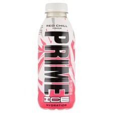 Prime Ice Hydration Red Chill cseresznye-, narancs- és ananászízű szénsavmentes üdítőital 500 ml