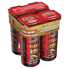 HELL Classic tuttifruttiízű, koffeintartalmú, szénsavas energiaital 4 x 250 ml