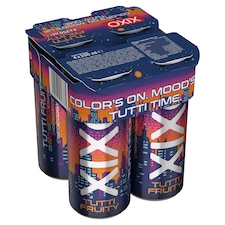 XIXO tuttifruttiízű, szénsavas üdítőital hozzáadott vitaminokkal 4 x 250 ml