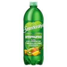 Szentkirályi Immuno alma-kiwi-ananász ízű szén-dioxiddal enyhén dúsított üdítőital 700 ml