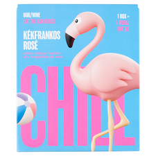 Chill Duna-Tisza Közi Kékfrankos Rosé száraz magyar rosébor 11,5% 3 l