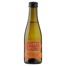 Bella Cucina Prosecco D.O.C félszáraz fehér gyöngyözőbor 10,5% 200 ml
