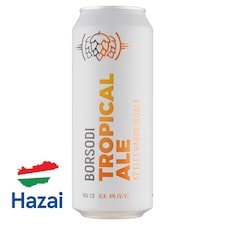 Borsodi Tropical ale szűretlen felsőerjesztésű sörkülönlegesség 4% 0,5 l