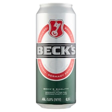 Beck's minőségi világos sör 5% 500 ml