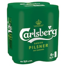 Carlsberg világos sör 5% 4 x 0,5 l